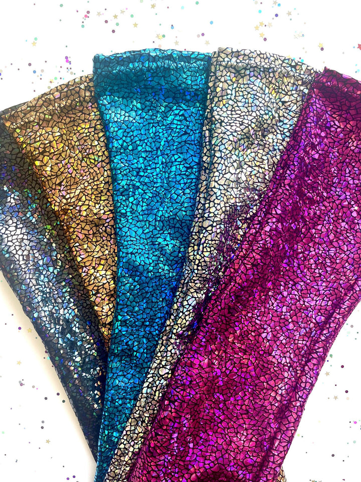 Holographic Sparkly Black Disco Flares / Leggings / Jazz Pants / Dancewear / Festivalwear / Partywear / Childrenswear / Bellbottoms