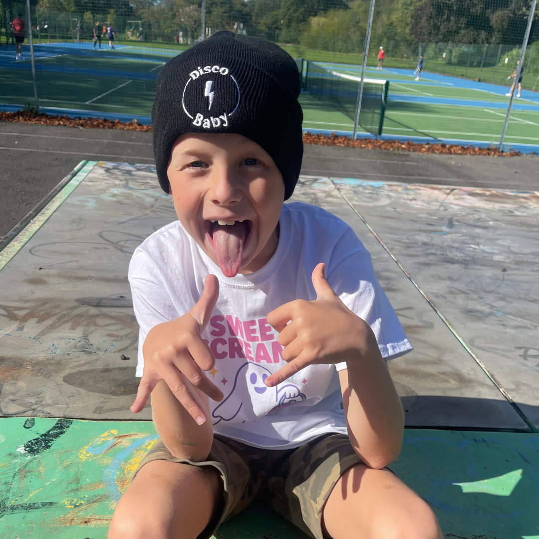 Kids Disco Baby Beanie Hat