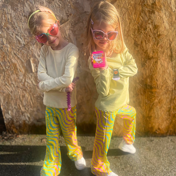 Rave Maze Sparkly Kids Flares / Festival Trousers
