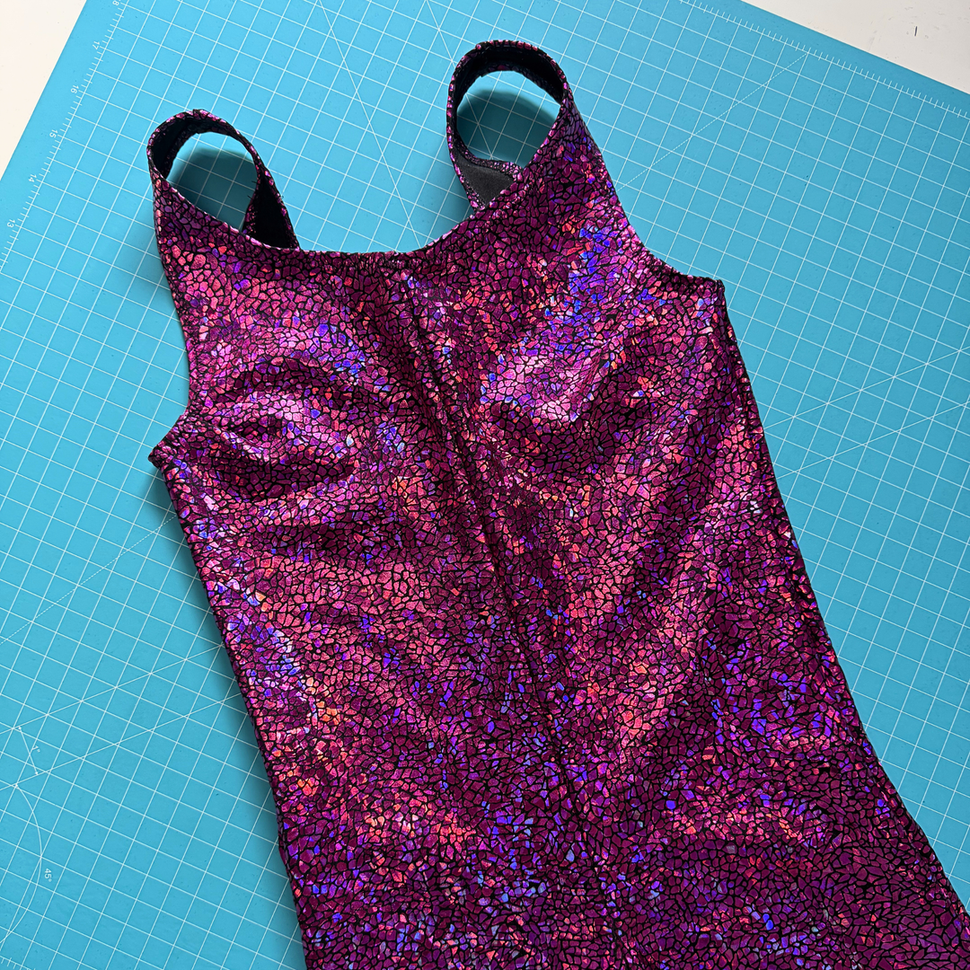 Kids Holographic Disco Catsuit