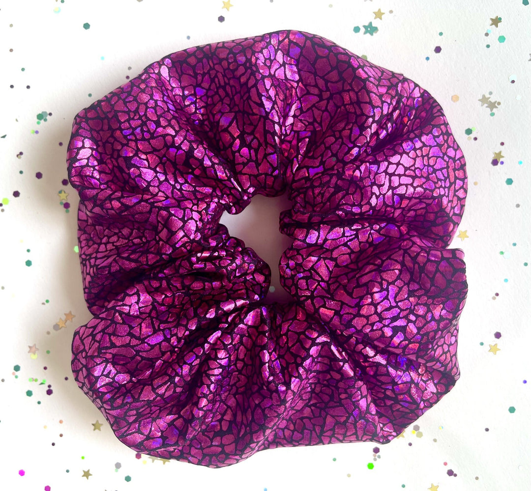 Disco Scrunchie / Hair Bobble / Hair Accessories / Festival Accessories / Dance Accessories / Rainbow / Sparkle / Iridescent / Holographic